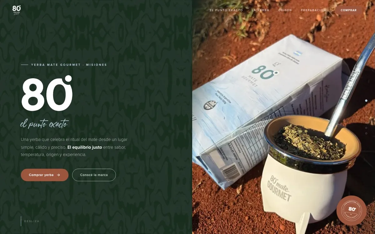 80° Yerba Mate Gourmet — e-commerce